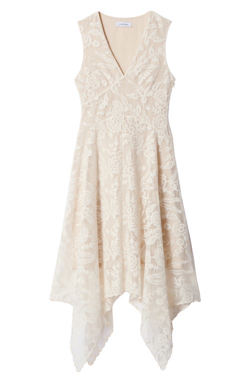& Other Stories Sleeveless Lace Dress In White