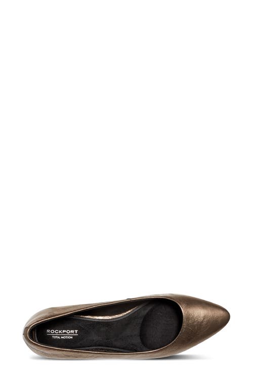 Rockport Tessa Pointed Toe Flat In Brown