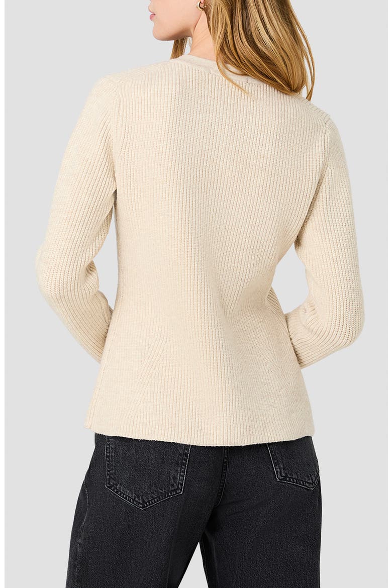 Marley Slim Fit Button-Up Cardigan, Alternate, color, OATMEAL MEL