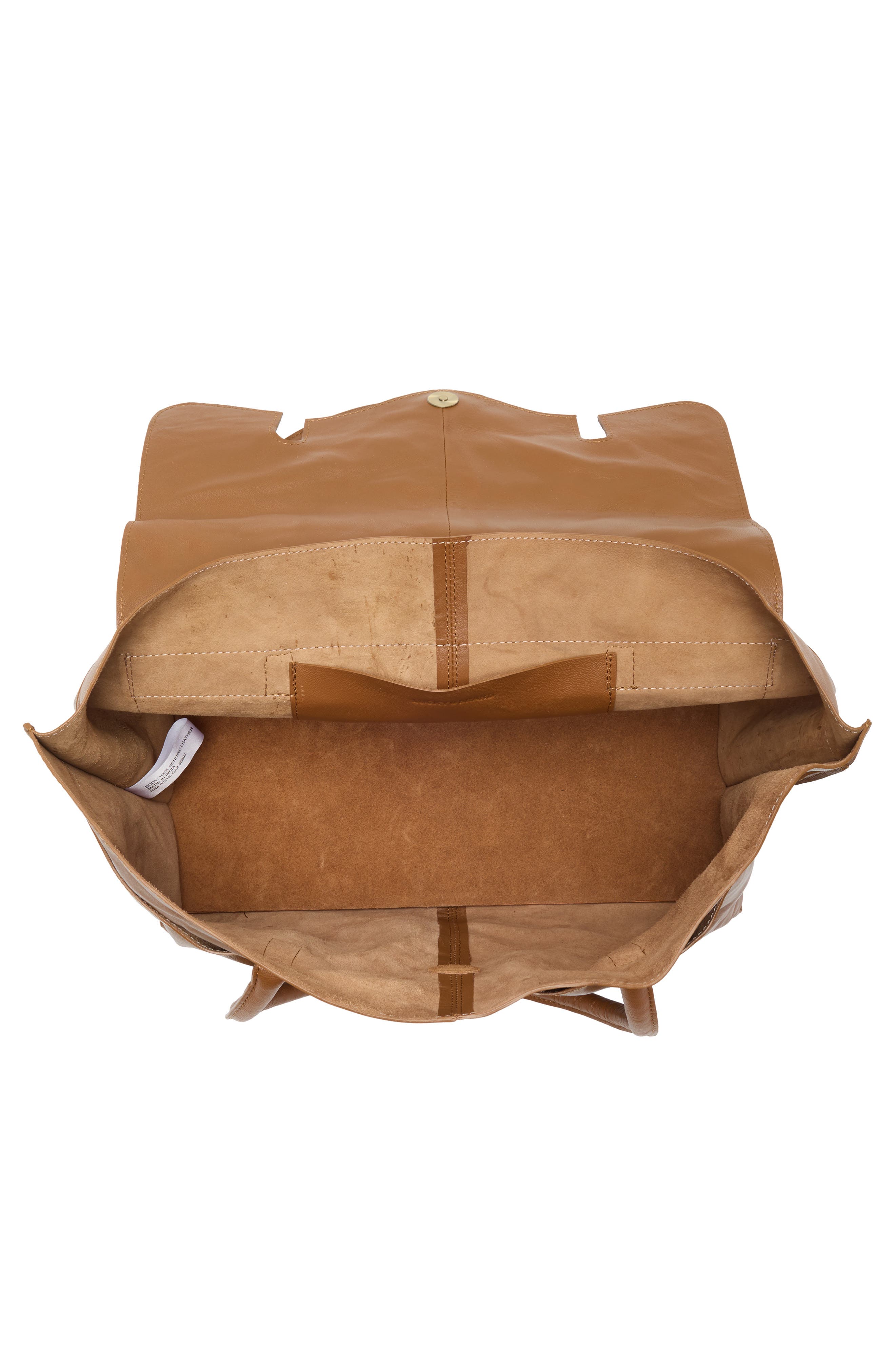 Rach Leather Tote, Alternate, color, HONEY TAN GOAT CRUMBLE OIL