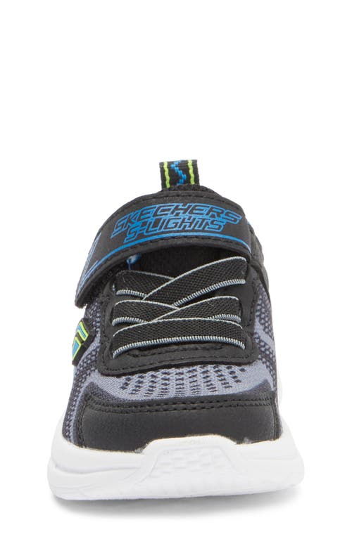 Skechers Kids' S-lights® Tri-namics Light-up Sneaker In Black/blue