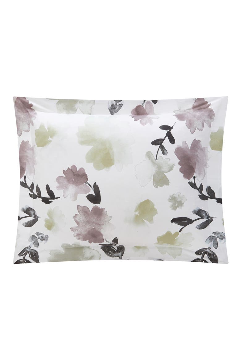 Devon Painted Watercolor Floral 3-Piece Comforter Set - Twin Size, Alternate, color, GREEN