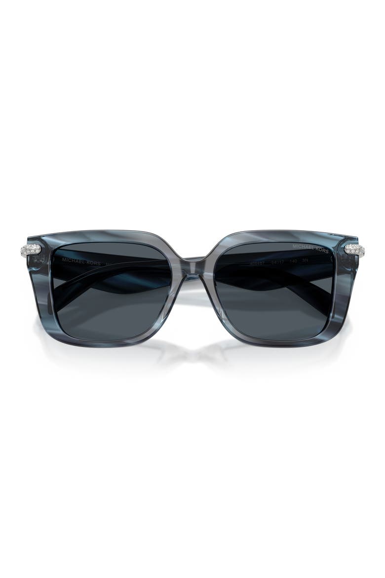 Santo Domingo 54mm Square Sunglasses, Alternate, color, DENIM HORN / BLUE MONO BIO