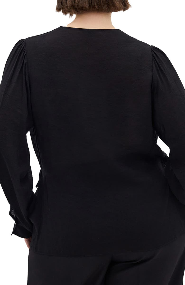 City Chic Binsley Wrap Top, Alternate, color, 