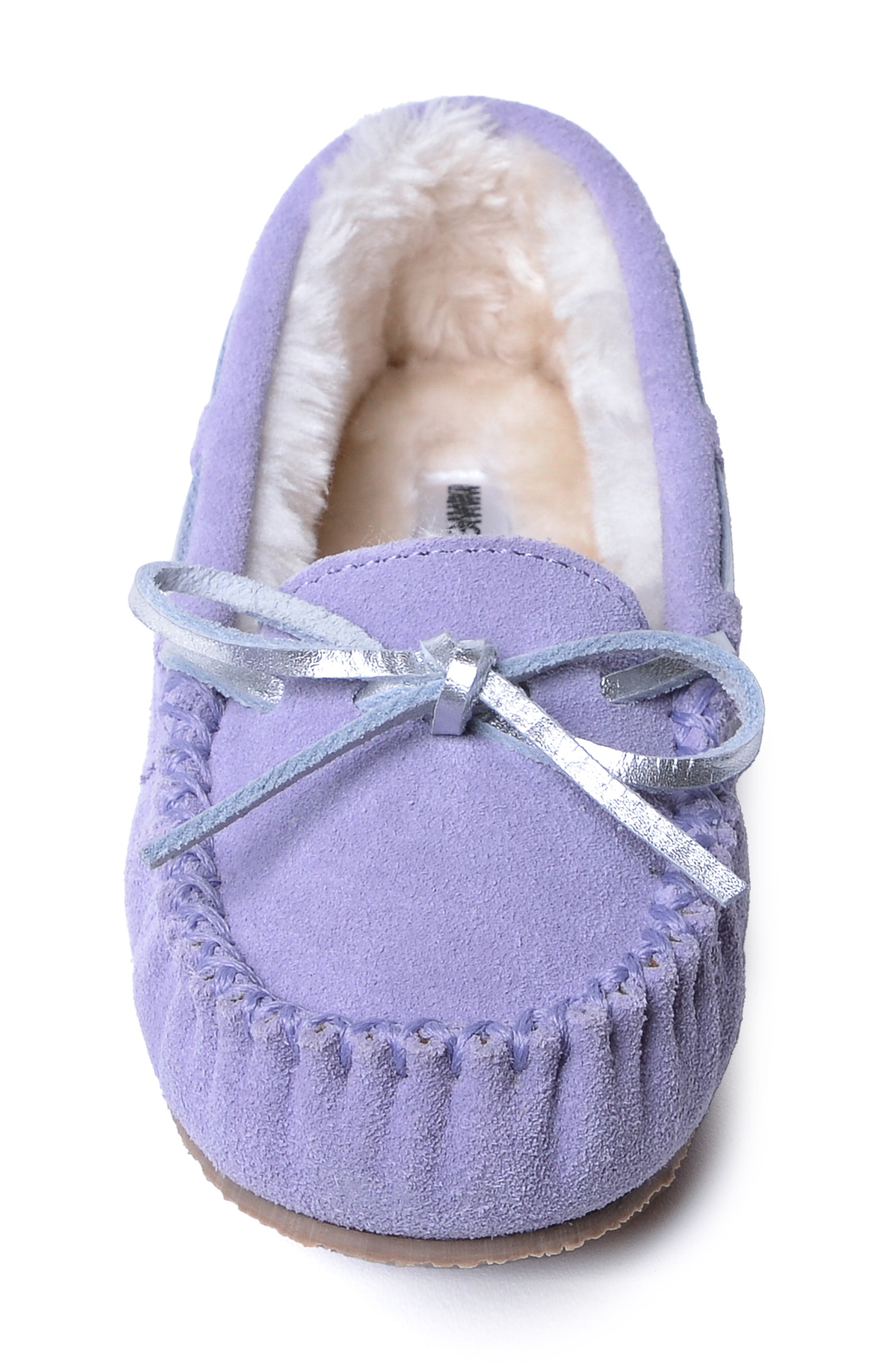 Kids' Faux Shearling Slipper, Alternate, color, WISTERIA