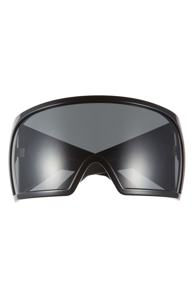 Rick Owens Kriester Oversize Wrap Shield Sunglasses, Main, color,