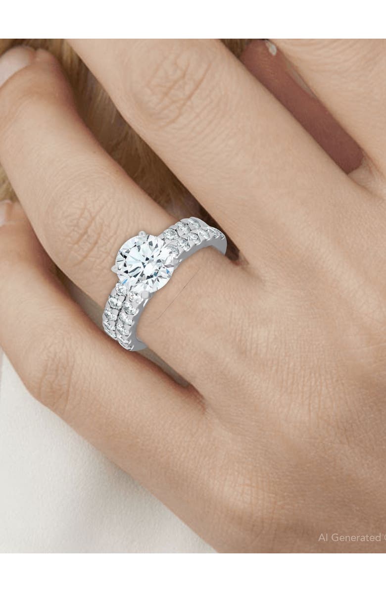 Bliss Diamond 2.27Ct Diamond Engagement Matching Wedding Ring Set 14k Gold Lab Grown, Alternate, color, 