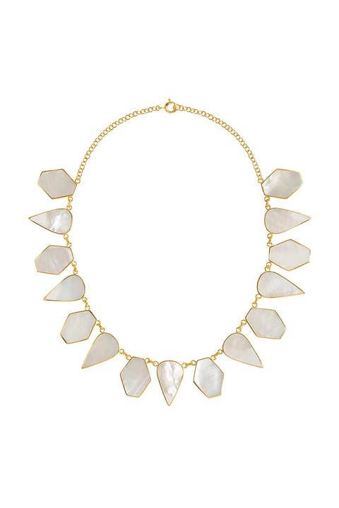 Warrioress Mother of Pearl Necklace