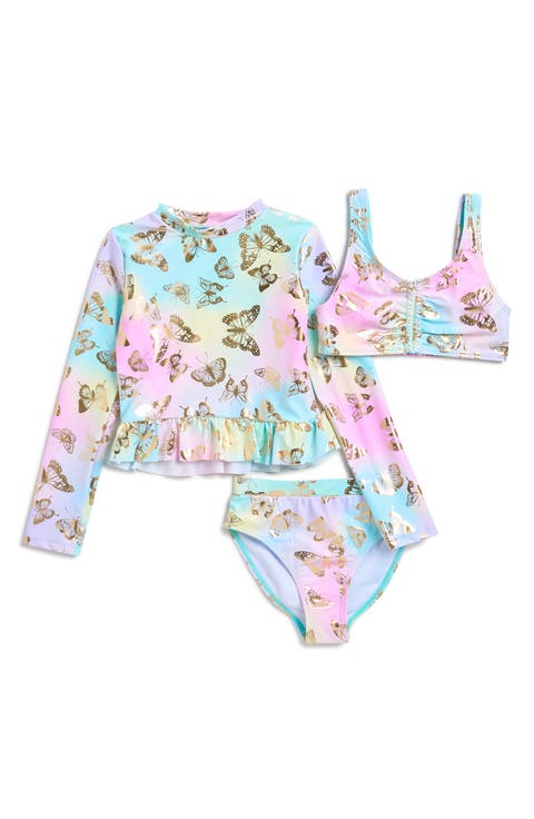 Kids' 2-Piece Bikini & Rashguard Set (Toddler)