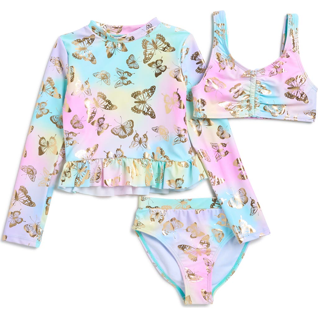 BMAGICAL BMAGICAL KIDS' 2-PIECE BIKINI & RASHGUARD SET