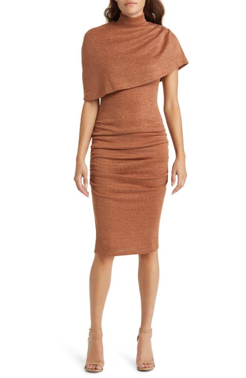 Eleanor Popover Ruched Body-Con Dress