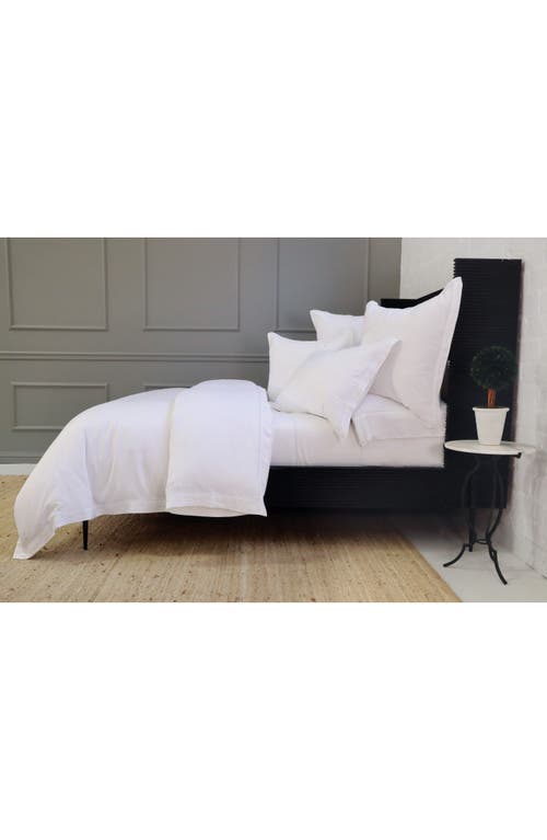 Pom Pom At Home Sheena Sateen Duvet Cover & Shams Set In White