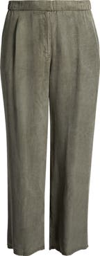 Eileen Fisher Pleated High Waist Pants