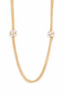 Kenneth Jay Lane Orb Station Multichain Necklace