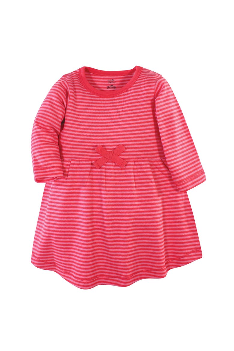 2Pk Long Sleeve Organic Dresses, Alternate, color, Bright Flowers