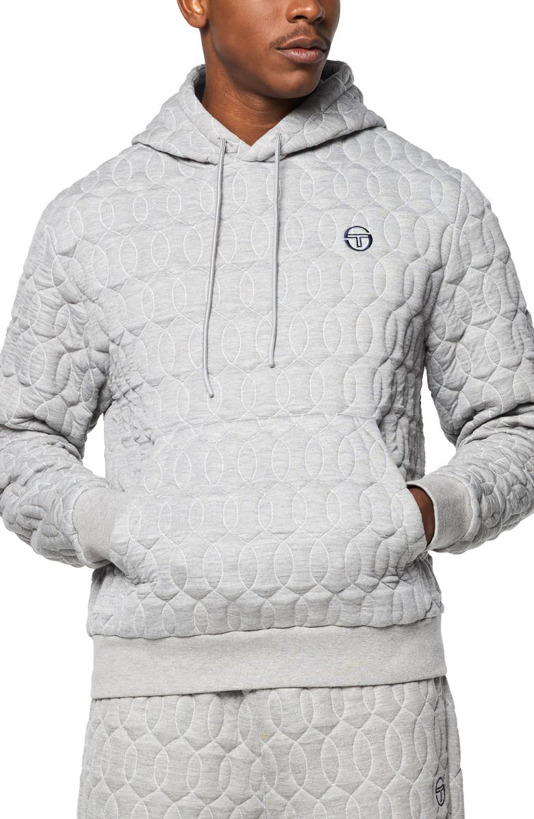 Sergio Tacchini Aversa Quilted Hoodie, Main, color, 