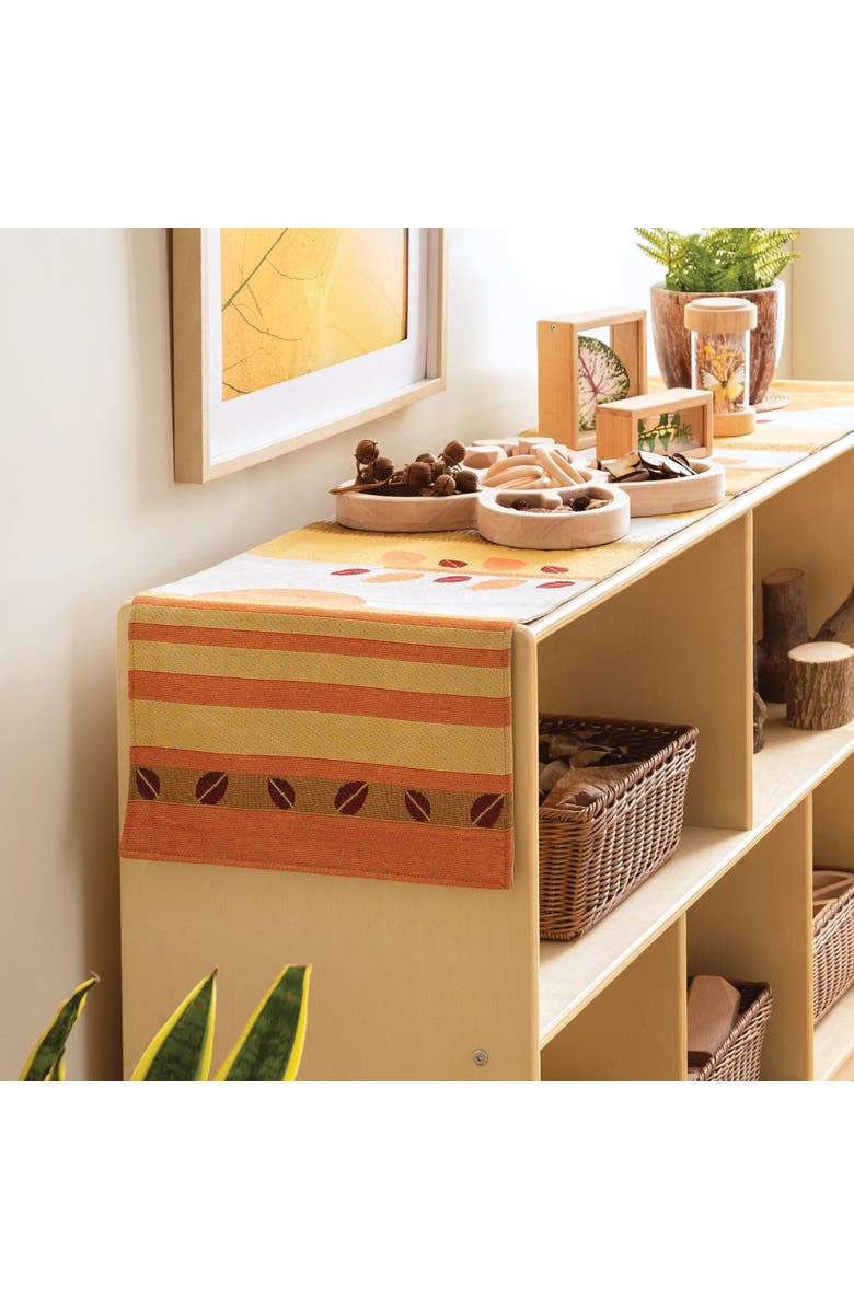 Kaplan Early Learning Company Fall Decorative Runner, Alternate, color, Multicolored