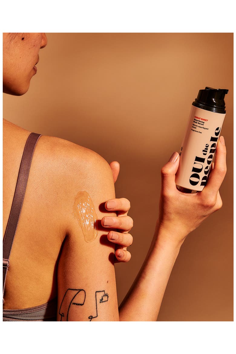 CHEAT SHEET Resurfacing Body Serum, Alternate, color, CHEAT SHEET