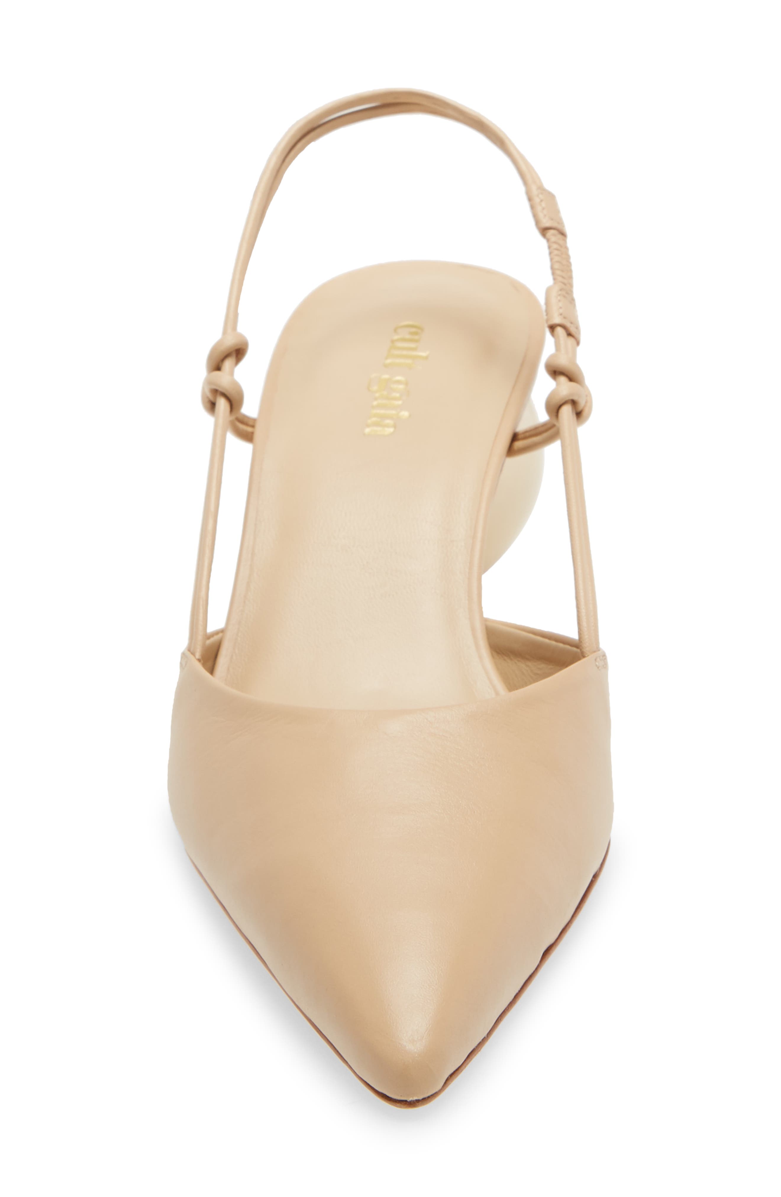 Aliza Slingback Pointed Toe Pump, Alternate, color, SAND