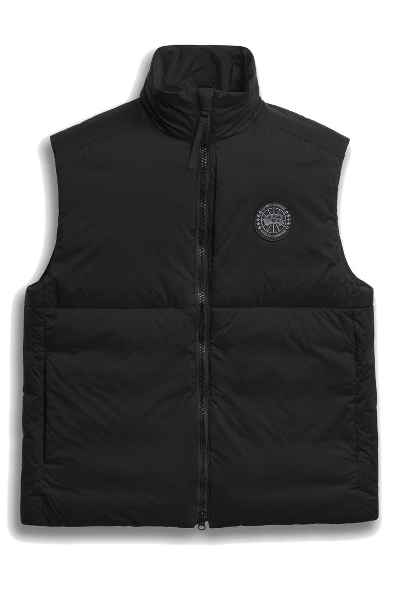 Lodge Packable 750 Fill Power Down Vest, Alternate, color, BLACK - NOIR