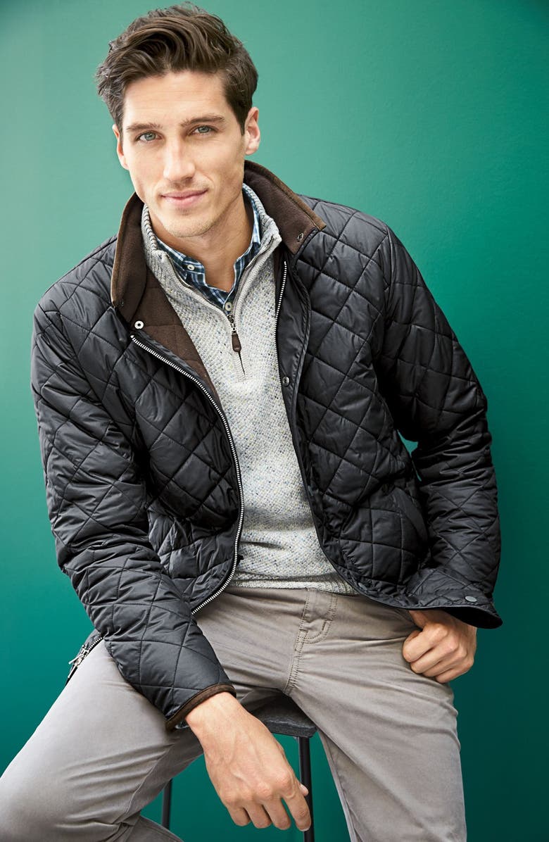 Peter Millar Norfolk Water Resistant Quilted Jacket, Alternate, color, 