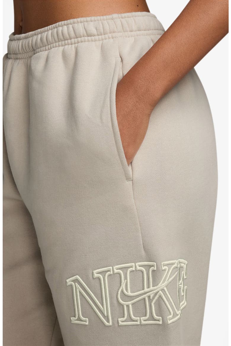 Sportswear Studio Oversized Fleece Sweatpants, Alternate, color, 236 CRM II/ SAIL