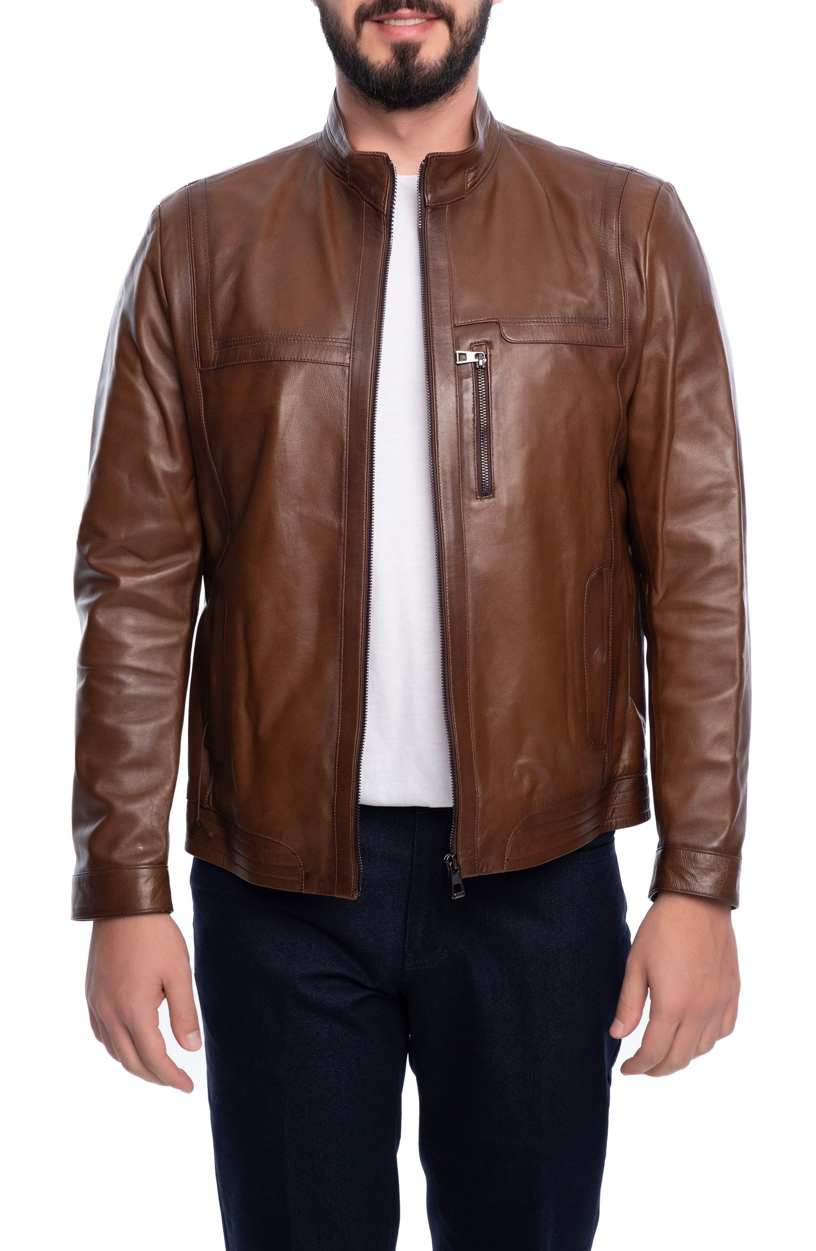 Lisbon Leather Jacket - image 3