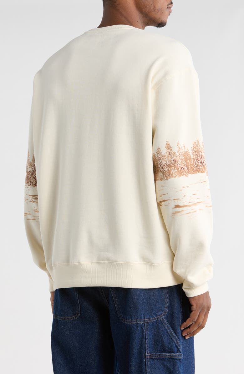 Goodie Two Sleeves Budweiser Season's Greetings Fleece Sweatshirt, Alternate, color, Antique White