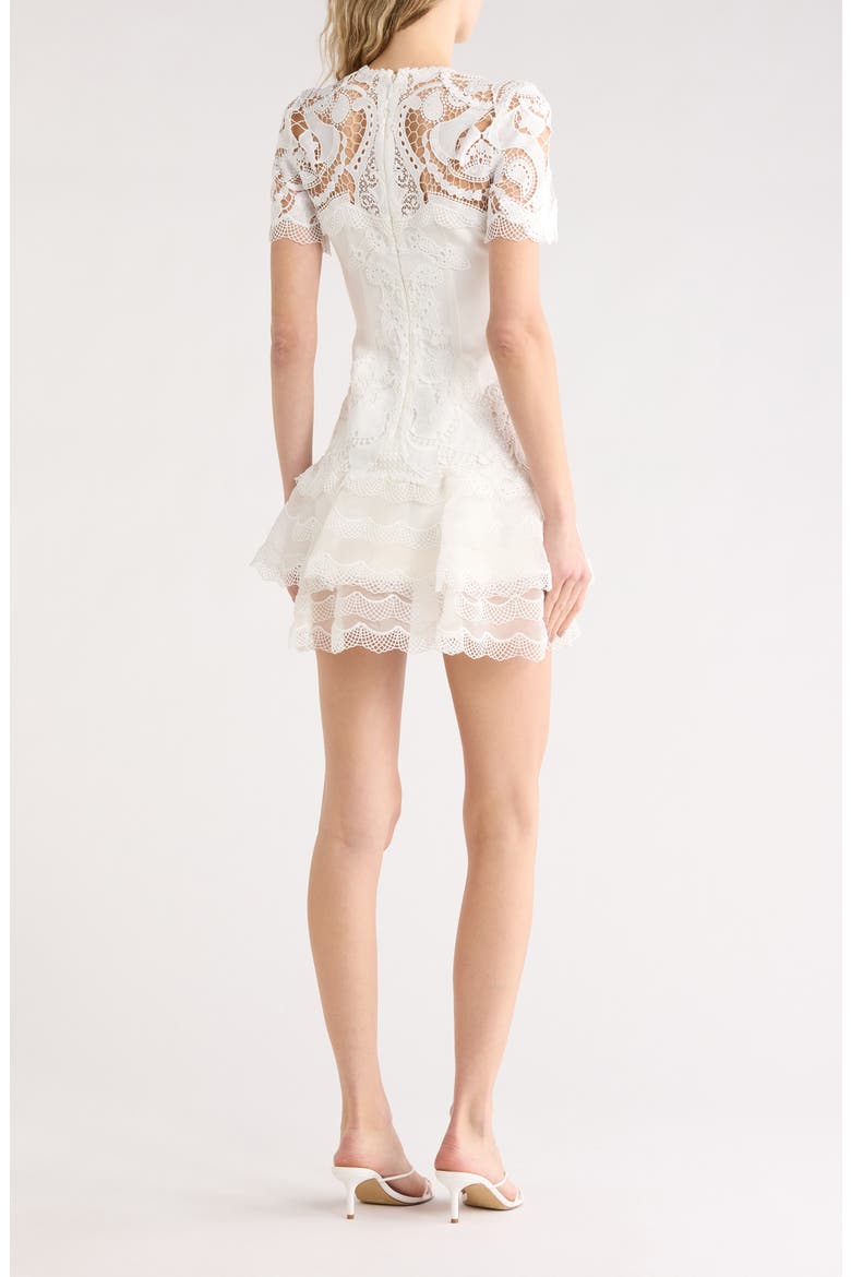 Paislee Lace Dress, Alternate, color, WHITE
