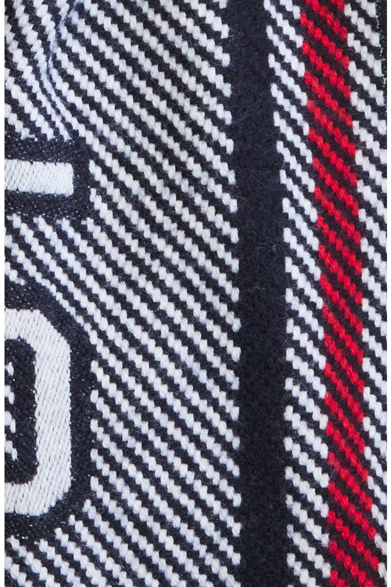 Varsity Logo Virgin Merino Wool Scarf, Alternate, color, RWBWHT