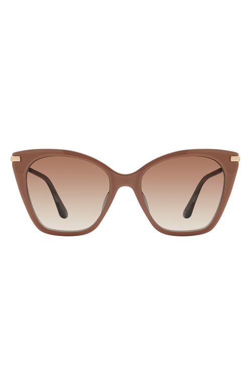 Stuart Weitzman 56mm Gradient Cat Eye Sunglasses