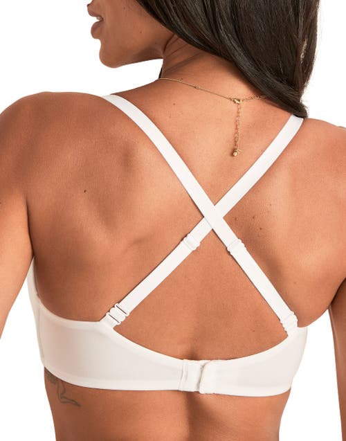 Adore Me Valory Contour Plunge Bra In White