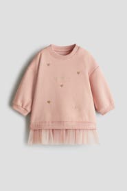 H&M Tulle-skirt Sweatshirt Dress