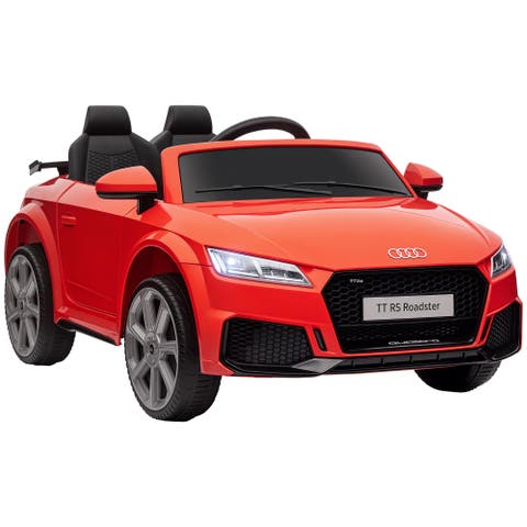 6V Ride On Car with Licensed Audi TT RS, Remote Control, Horn