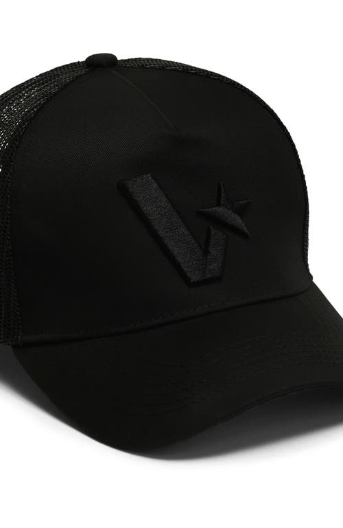 Volée V Star Trucker Hat In Black
