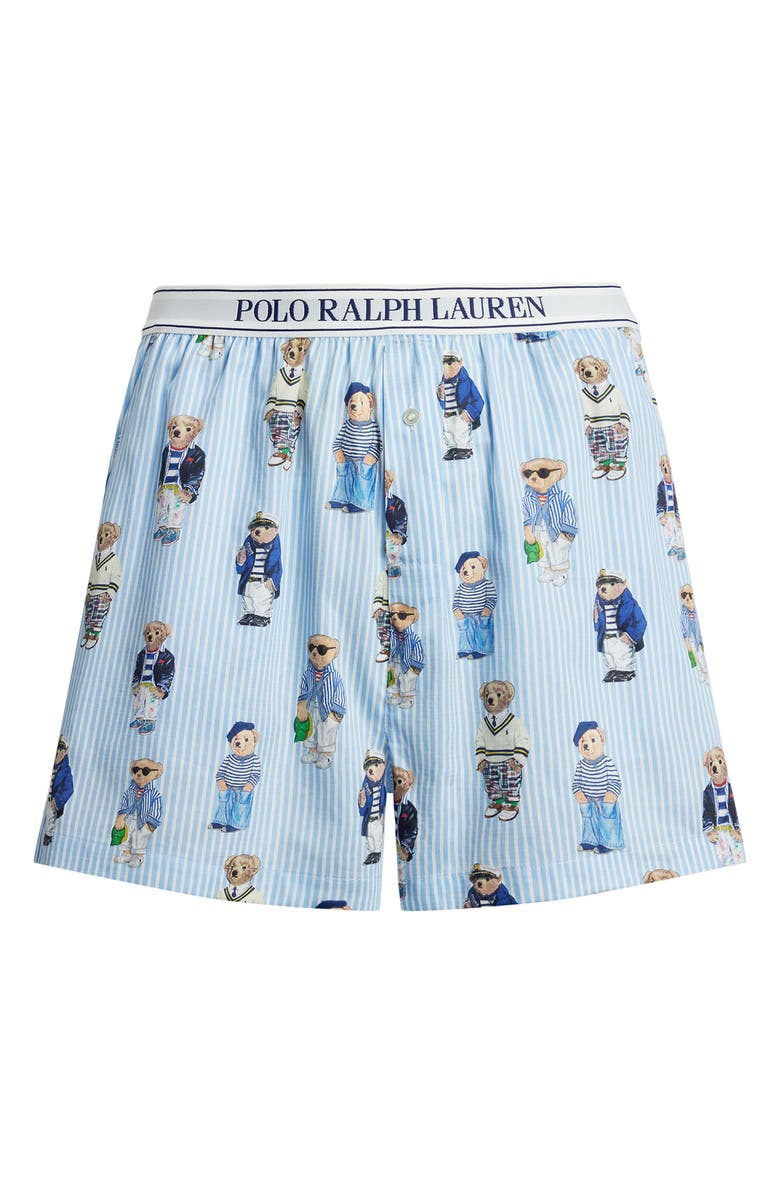 Polo Ralph Lauren Cotton Boxer Pajama Shorts, Alternate, color, 