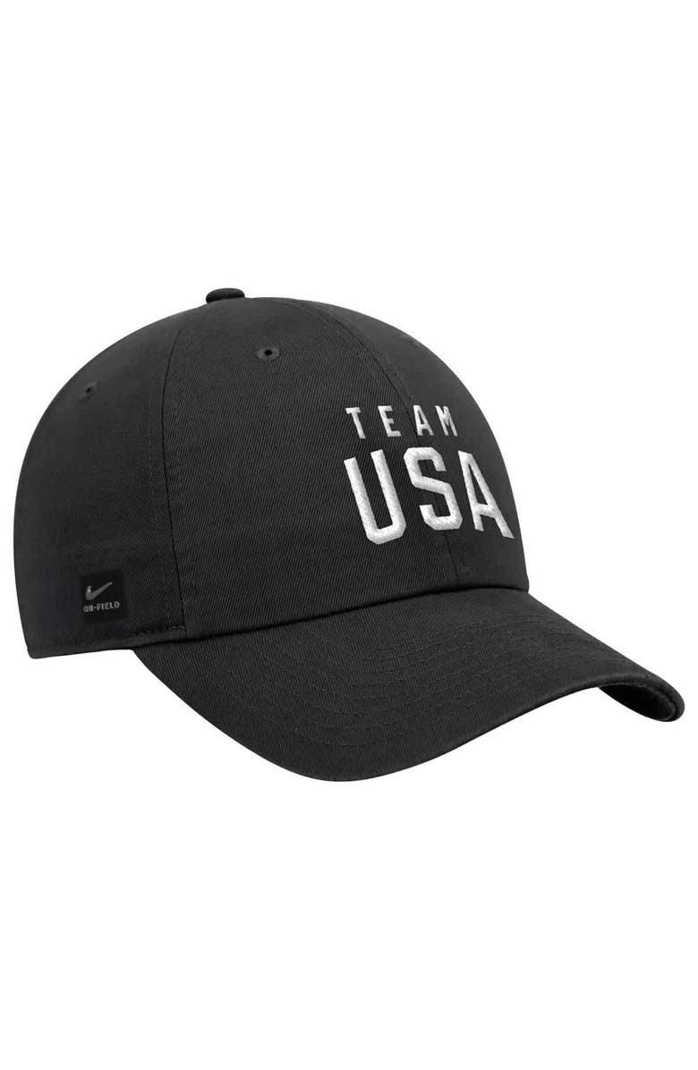 Nike Men's Nike Black Team USA Club Adjustable Hat, Alternate, color, Black