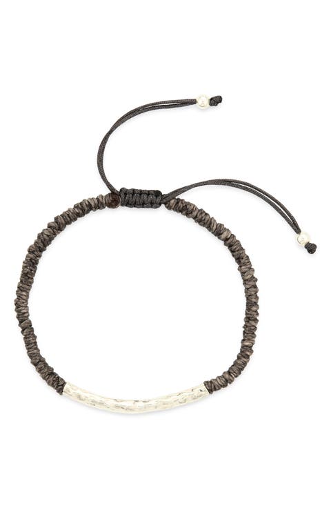 Hammered Tube Bracelet