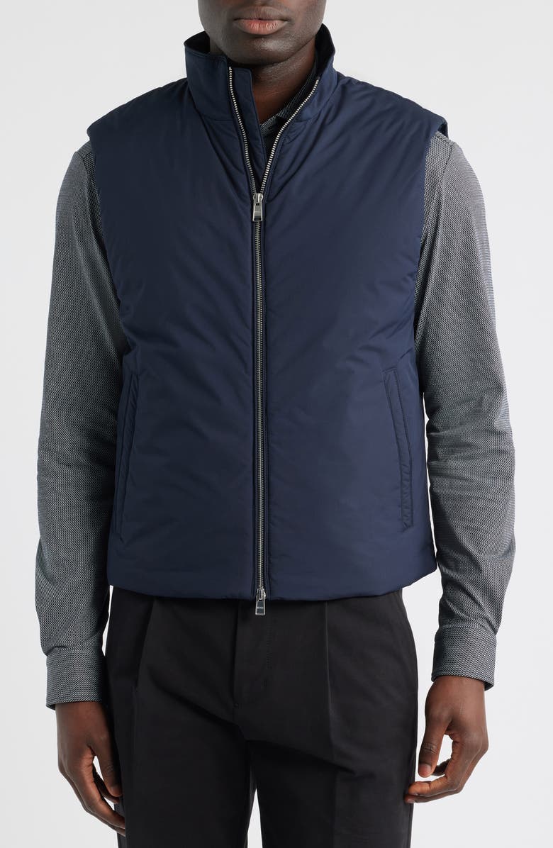 BOSS Carens Zip Vest, Alternate, color, Dark Blue