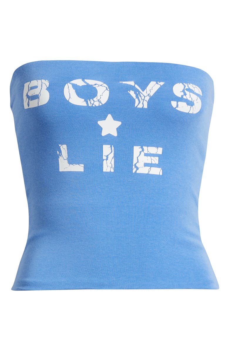 BOYS LIE I'm the Captain Tube Top, Alternate, color, Blue