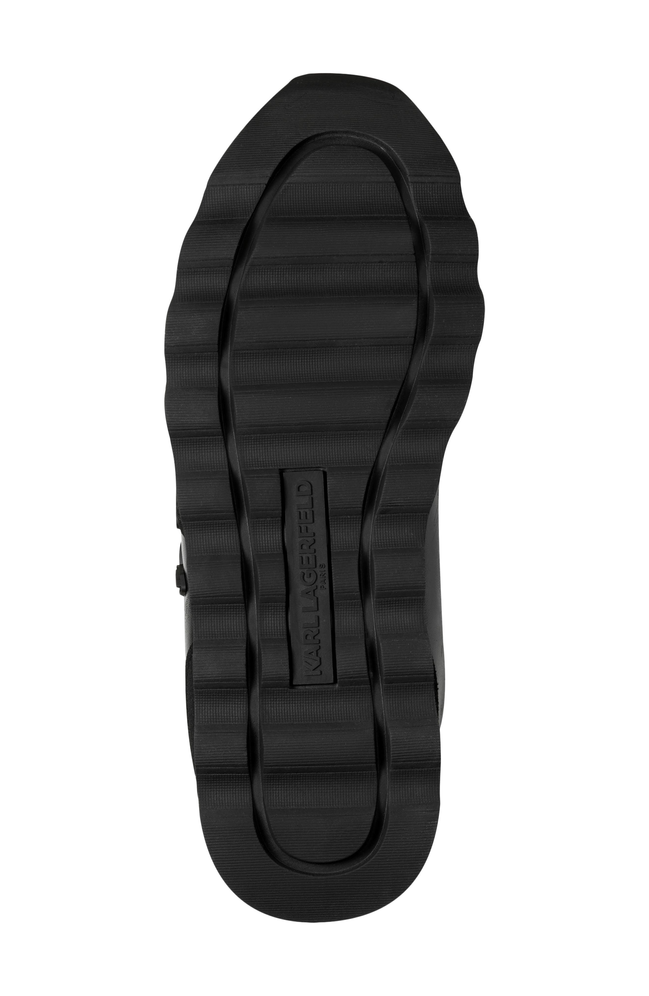 Meade Platform Sneaker, Alternate, color, BLACK