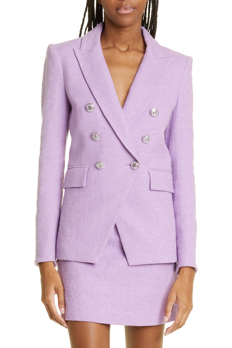 Miller Stretch Cotton Dickey Jacket, Alternate, color, VIOLET