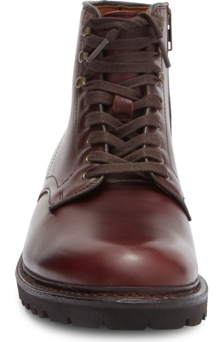 Allen Edmonds Hugo Lug Sole Boot, Alternate, color, Burgundy