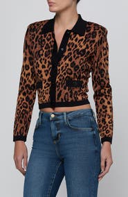 L'AGENCE Osiris Jacquard Knit Jacket