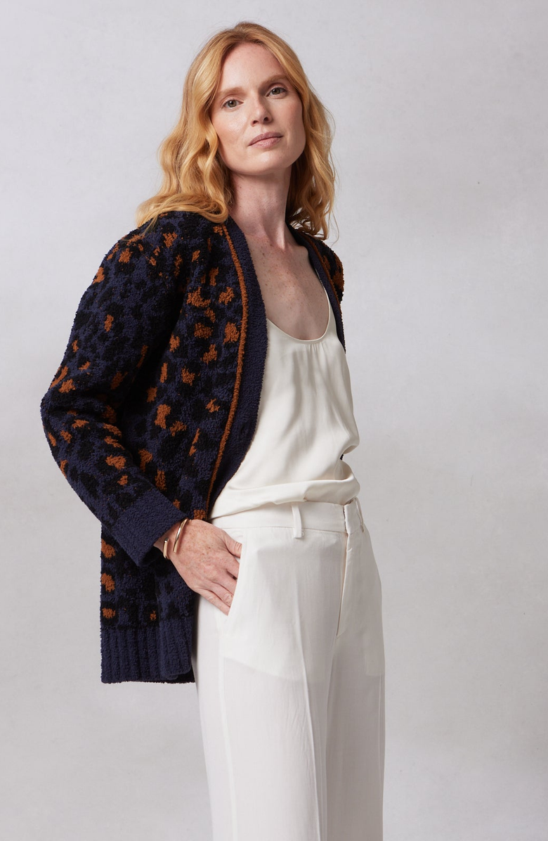 Kashwere Apparel Women's Chenilla Classic Cardigan, Alternate, color, 