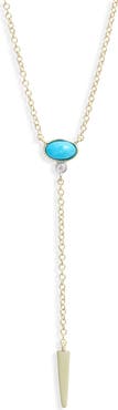 Meira T Turquoise & Diamond Y-Necklace