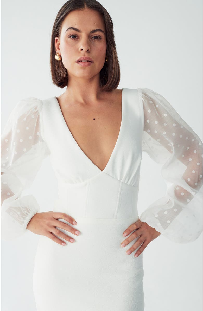 BWLDR Jacobs Dress, Alternate, color, White