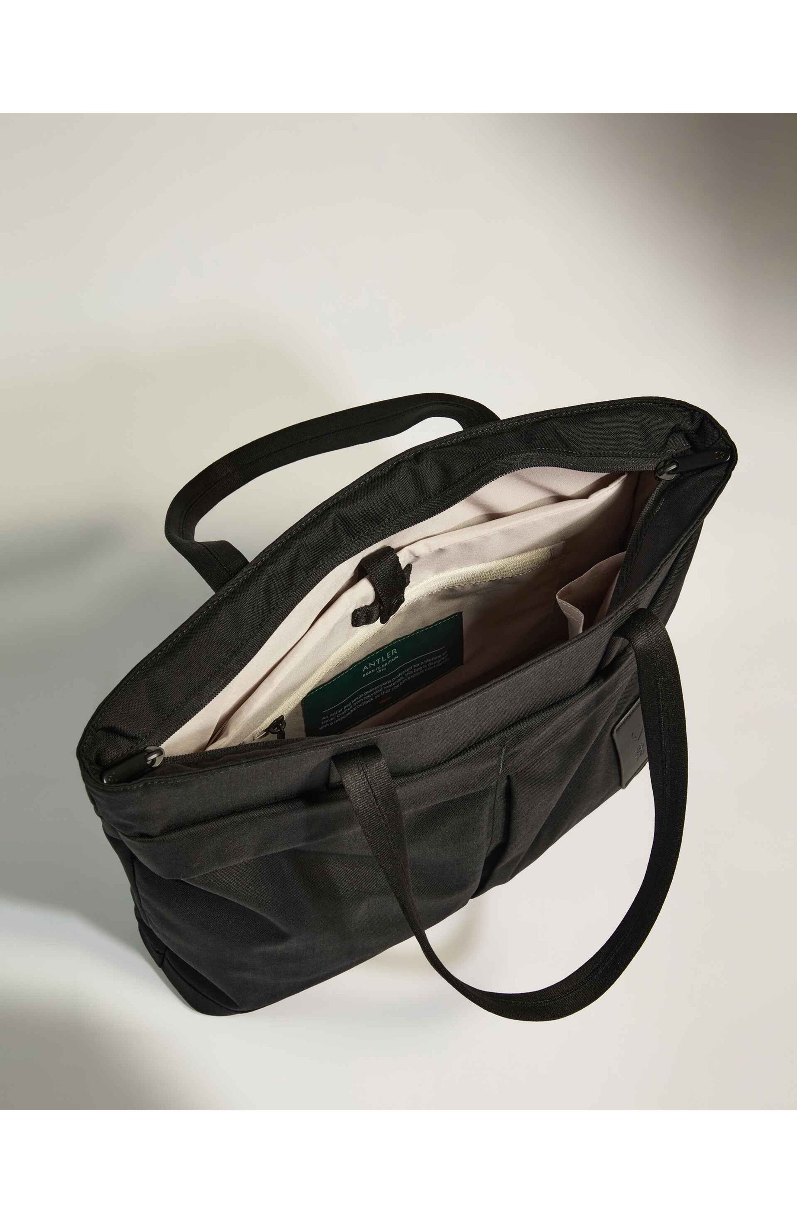 ANTLER Core Tote Bag, Alternate, color, Black