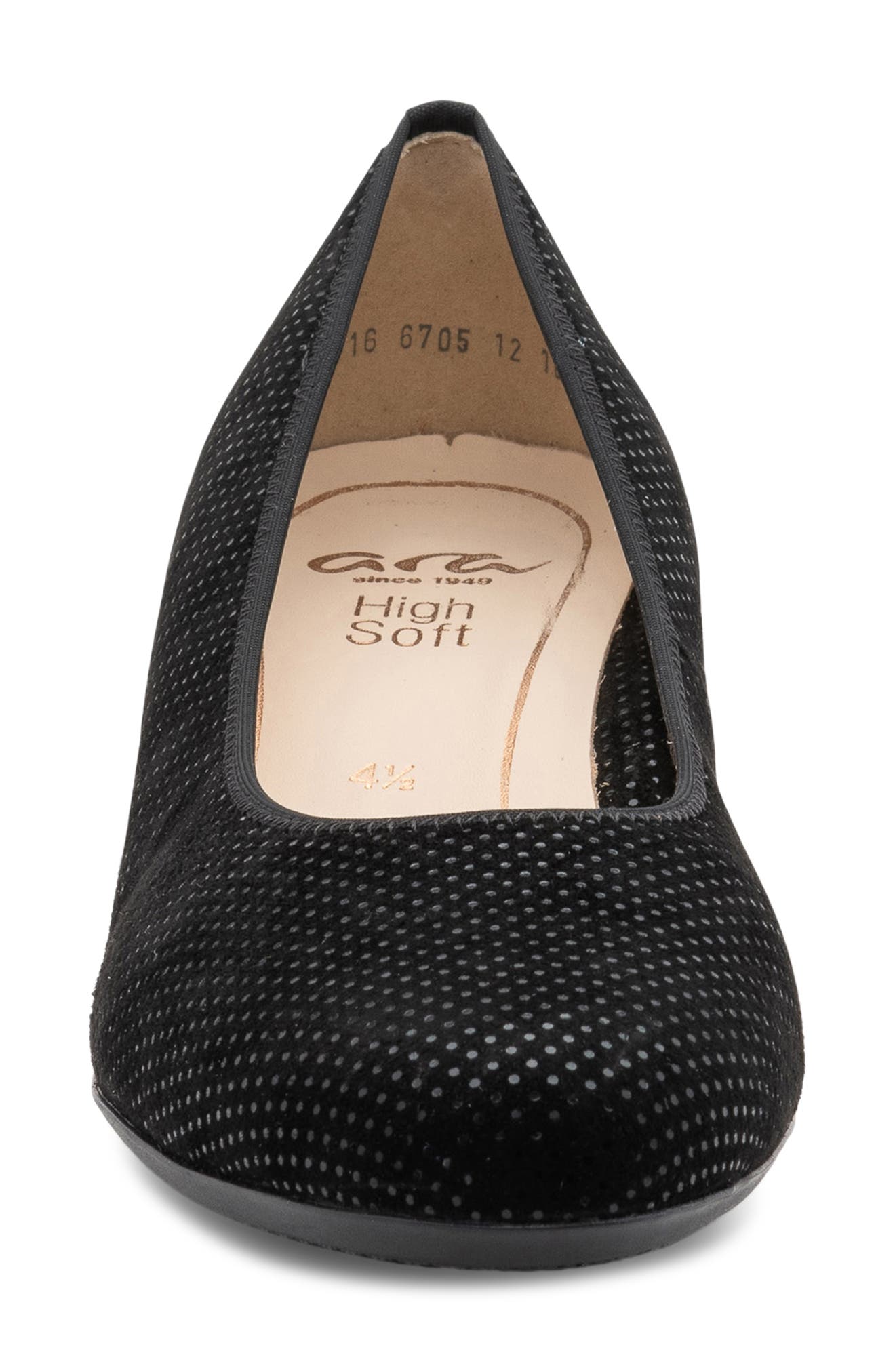 ara Vivian Pump, Alternate, color, Black Puntkid