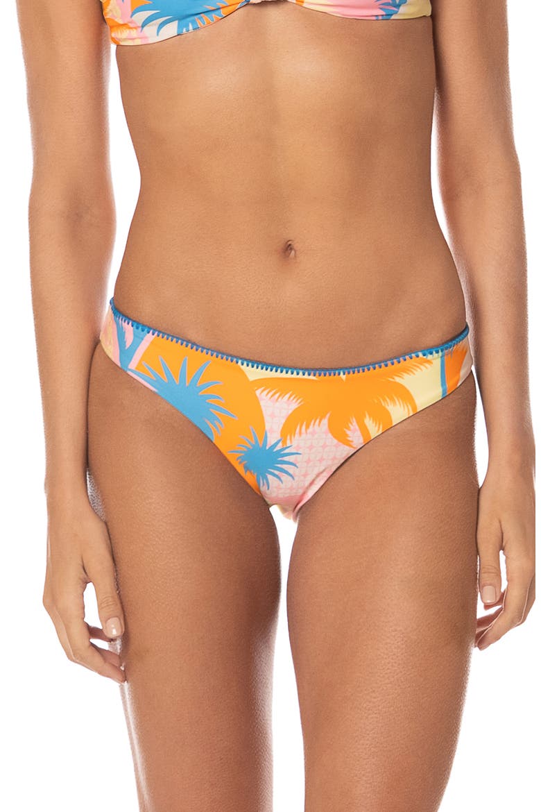 Solar Bliss Flirt Reversible Bikini Bottoms, Main, color, OPEN YELLOW
